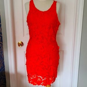 Floral lace dress